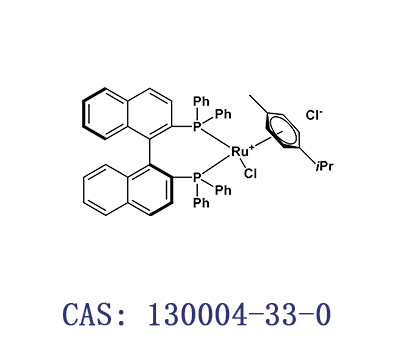 氯代[(S)-(-)-2,2'-二(二苯基膦)-1,1'-聯萘](P-傘花素)氯化釕(II)